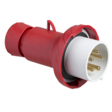 Кабельная вилка, винт 16А 3p+e IP67 380...415В
